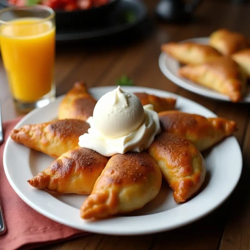 Empanadas de Nutella y Plátano Fritas con Helado de Vainilla: Postre que es un Pecado