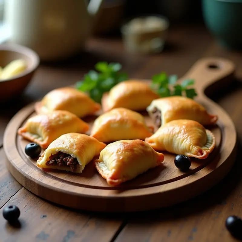 Empanadas de Pino Argentino con Masa de Almendra: Receta Sin Gluten y Alta en Fibra