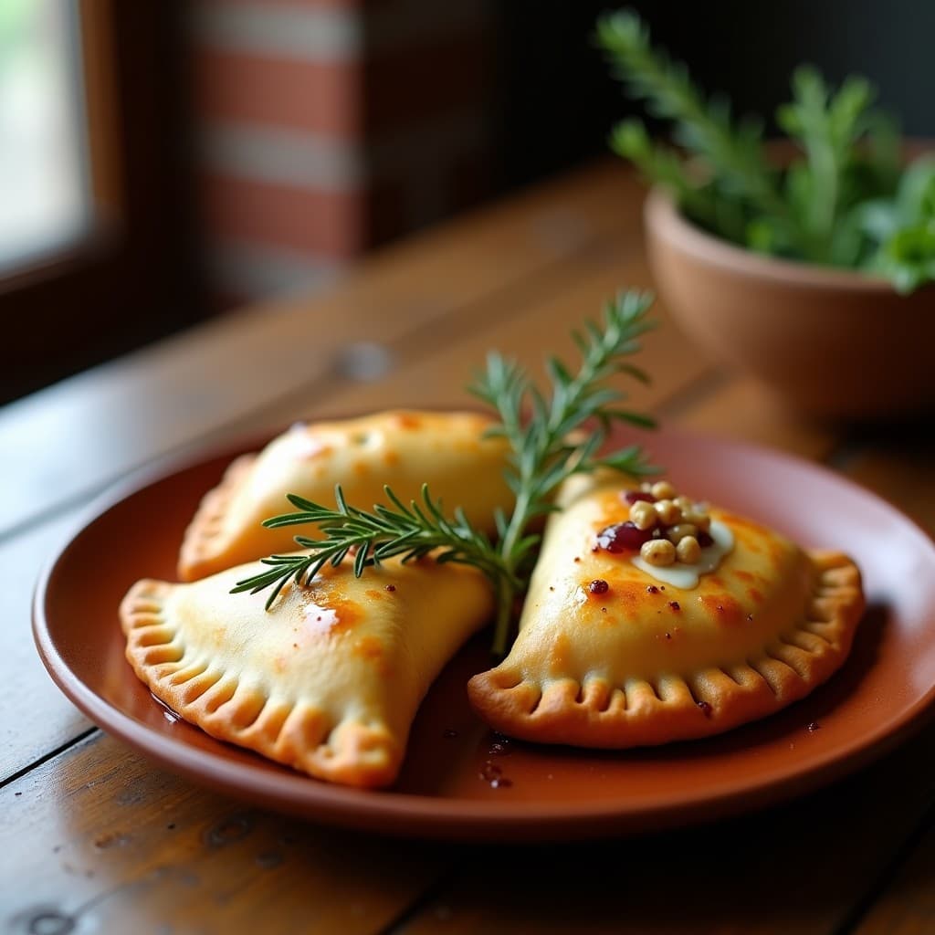 Empanadas de Pisco y Queso de Cabra: Receta Chilena en Airfryer con Toque Dulce-Salado