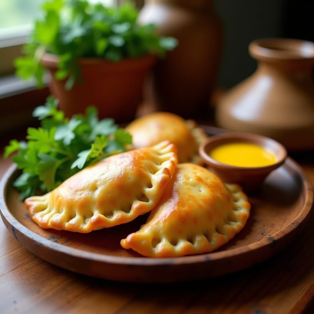Empanadas de Plátano Macho y Carne Picada con Ají Amarillo: Receta Colombiana en Airfryer