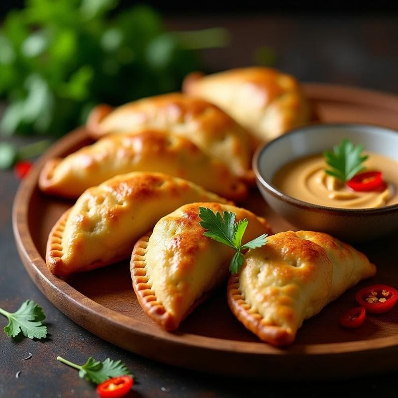 Empanadas de Plátano Macho y Queso de Soja: Receta Vegana Tailandesa en Airfryer