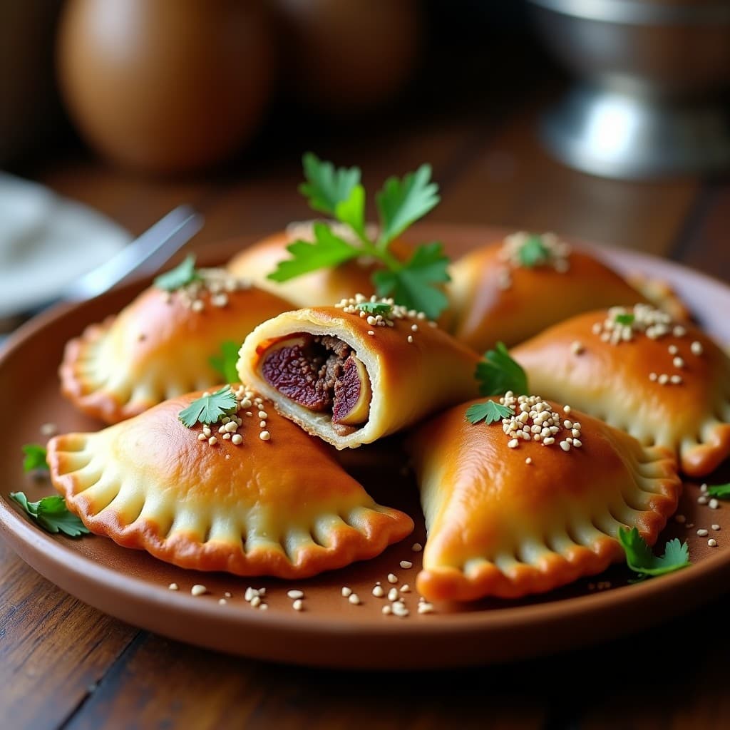 Empanadas de Ternera y Higos con Masa de Yuca: Receta argentina keto en airfryer