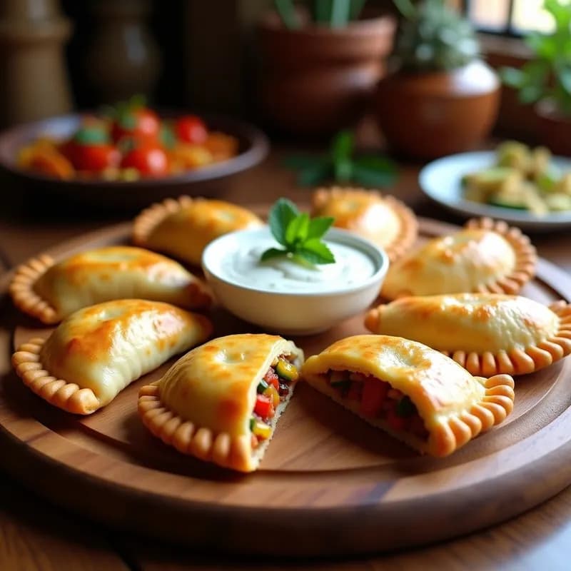 Empanadas Veganas de Pisto Andaluz: Receta Crujiente y Sin Horno