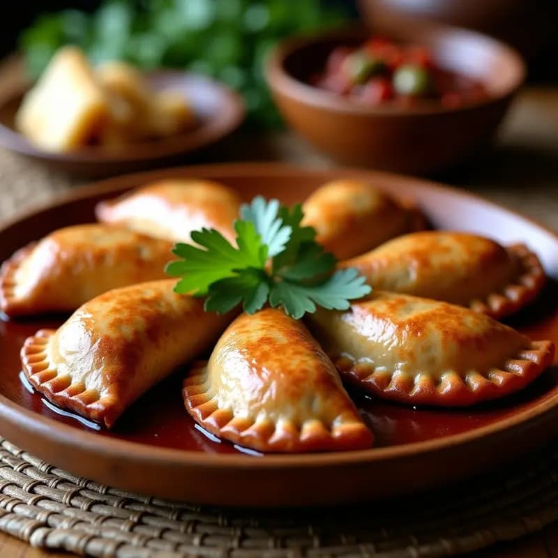 Empanadas de Yautía y Carne de Res Desmenuzada: Receta Puertorriqueña en Olla Rápida