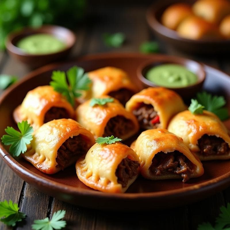 Empanadas de Yuca y Carne de Res Desmenuzada: Receta Venezolana en Airfryer con Toque Picante