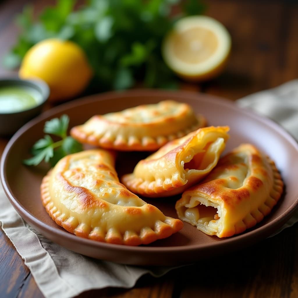 Empanadas de masa de Yuca Rellena de Congrio y Locos: Receta Chilena en Airfryer
