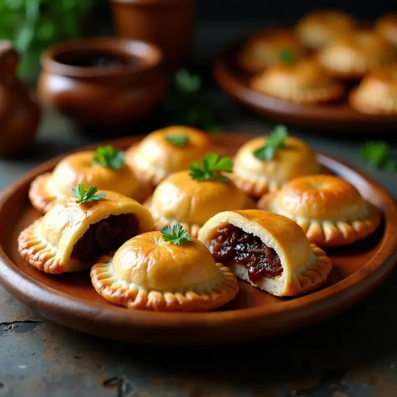 Empanadas Gallegas de Zamburiñas y Cebolla Caramelizada: Receta Tradicional con Masa Integral