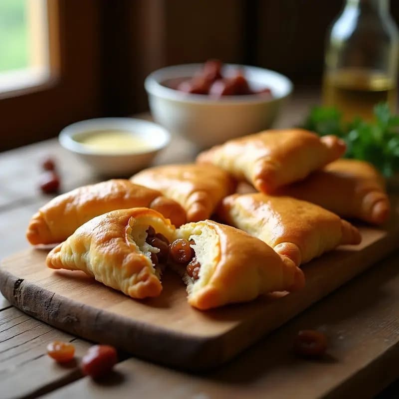 Empanadillas de Bacalao y Pasas: Receta de Vigilia Tradicional Murciana
