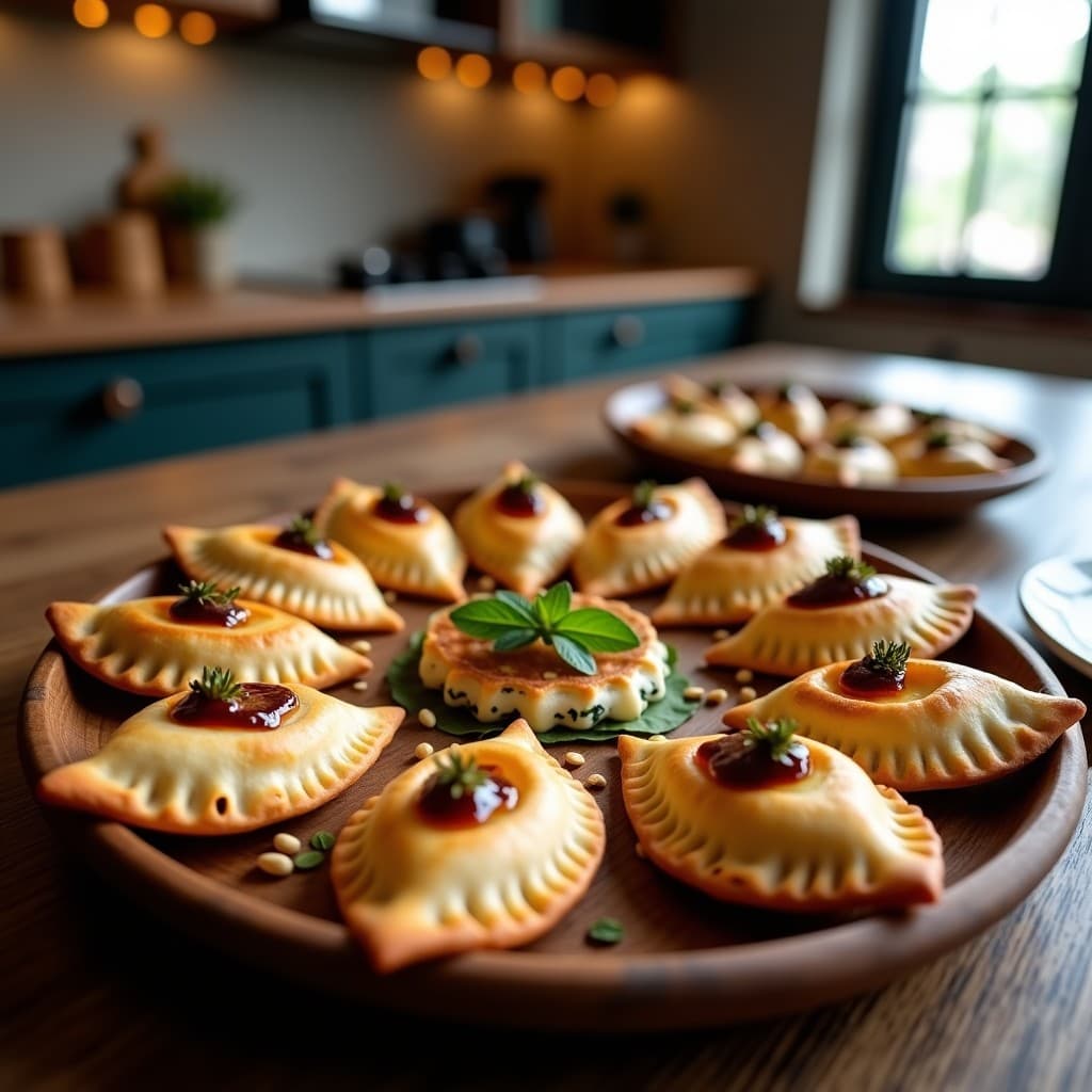 Empanadillas de Espinaca y Queso Azul con Mermelada de Higos: Aperitivo Español Viral en Airfryer