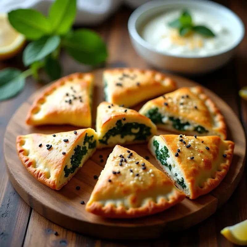 Empanadillas de Espinaca y Queso Ricotta con Masa de Espelta: Entrante Gourmet en Airfryer