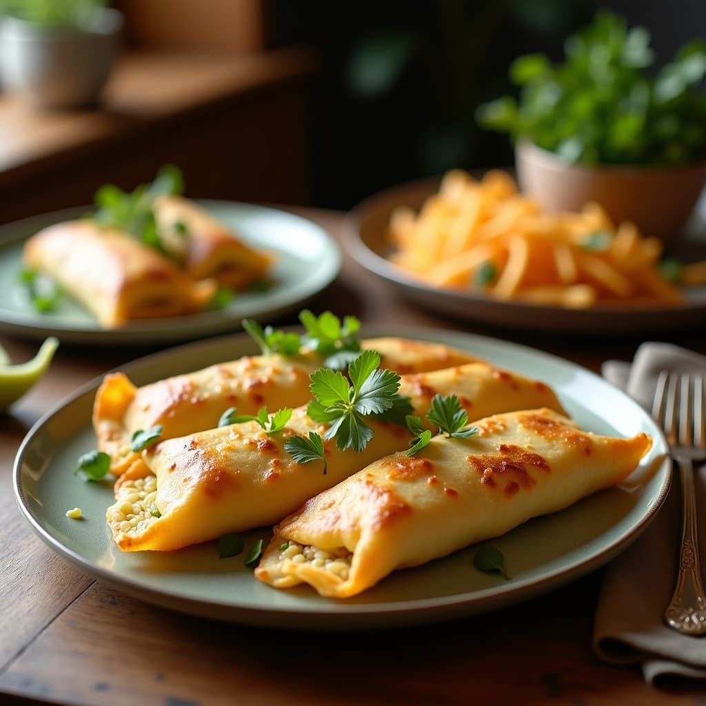 Empanadillas de Hoja de Plátano Rellenas de Carne Picada de Soja y Verduras: Receta Colombiana Vegana