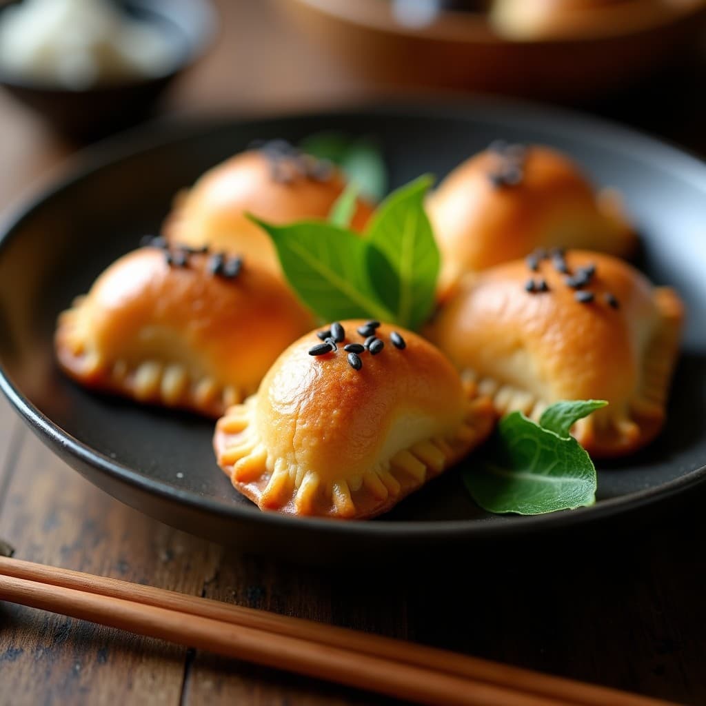 Empanadillas de Mijo y Champiñones Shiitake: Aperitivo Japonés Crujiente en Thermomix