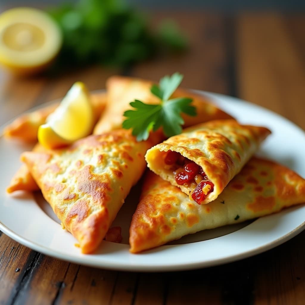 Empanadillas de Pollo al Curry y Tomate Seco: Receta en Airfryer con Masa de Coliflor