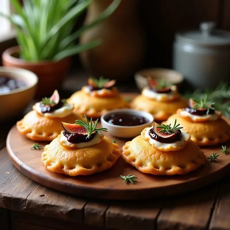 Empanadillas de Yuca y Queso de Cabra con Mermelada de Higo: Receta Argentina Dulce-Salada