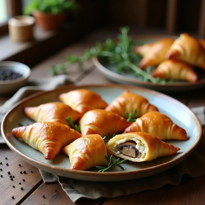 Empanaditas de Hongos Portobello y Queso de Anacardos: Receta Argentina Vegana