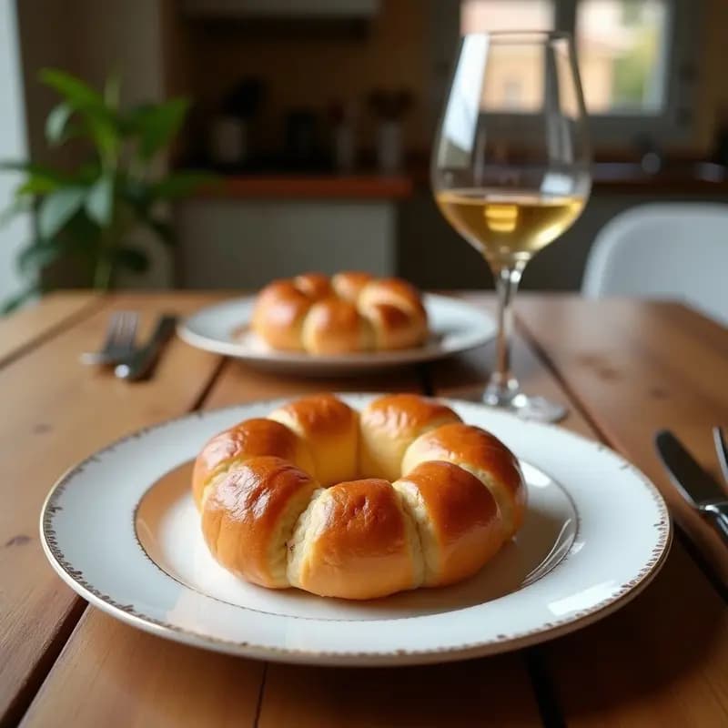 Ensaimada Mallorquina Sin Gluten: Postre de Masa Esponjosa con Azúcar Glas