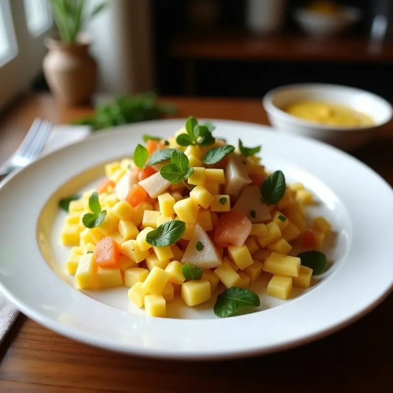 Ensalada César Gourmet Sin Huevo: Receta Cremosa y Ligera en 15 Minutos