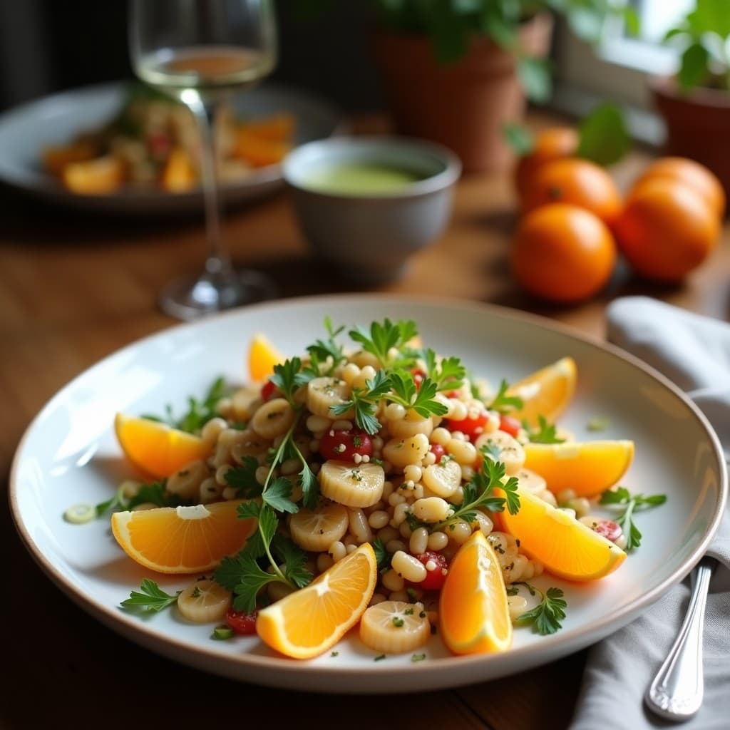 Ensalada de CARDO Mariano y Naranjas Sanguinas: Receta Italiana Depurativa con Vinagreta de Mosto