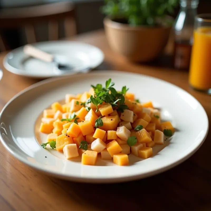 Ensalada de naranja sanguina y bacalao desalado: Plato navideño catalán fresco y ligero
