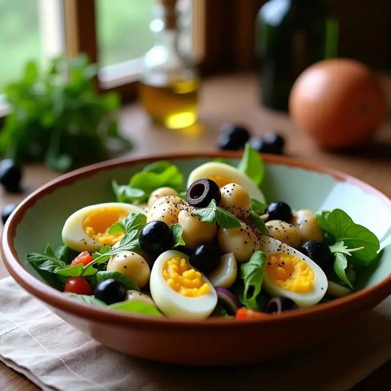 Ensalada Zaragozana con Borrajas y Bacalao: Receta Tradicional de Aragón Sin Gluten