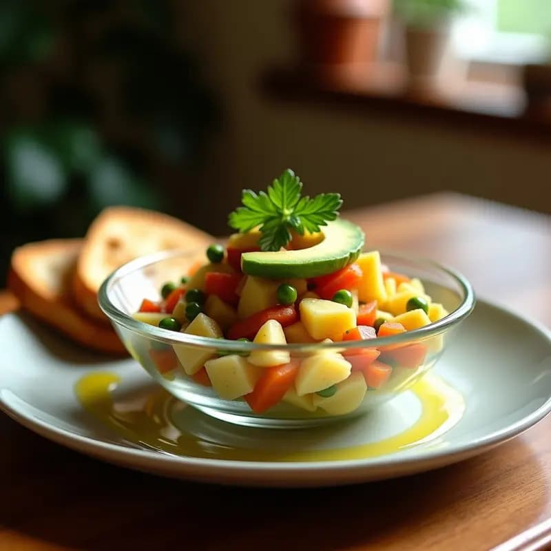 Ensaladilla de Aguacate y Ventresca: Receta Moderna de la Abuela con Toque Gourmet