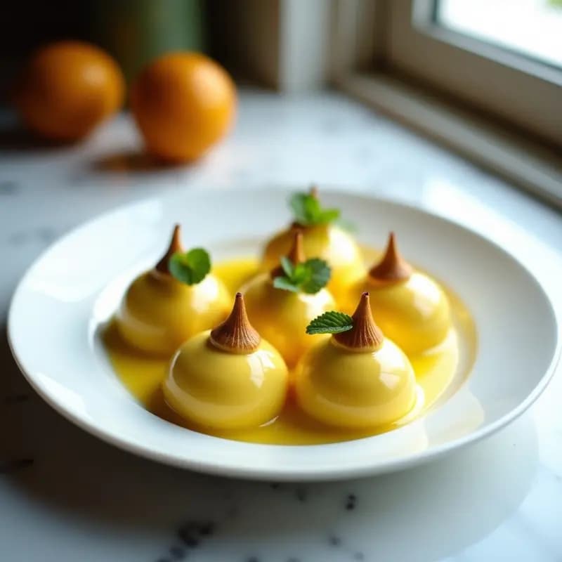 êtres à la Crème de Maracuyá y Merengue: Postre Francés Sin Gluten