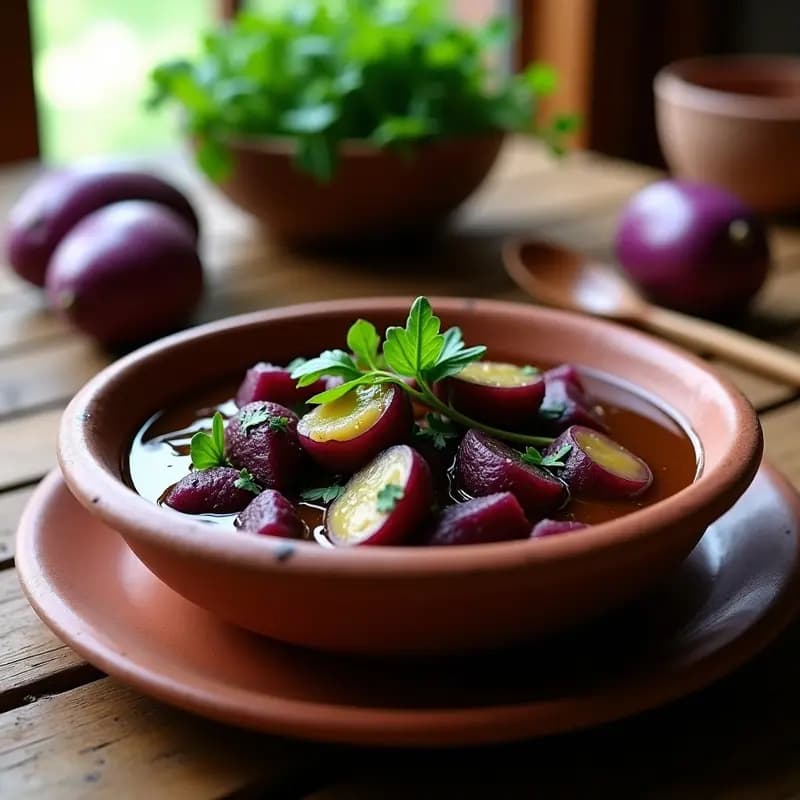 Estofado de Berros y Patata Morada: Receta en Olla Lenta con Toque Andaluz