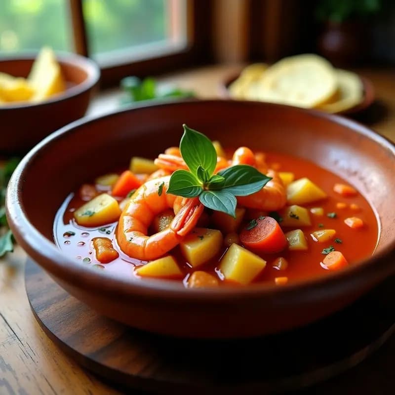 Estofado de Camarones Secos con Jitomate y Epazote: Receta Mexicana en Olla Lenta