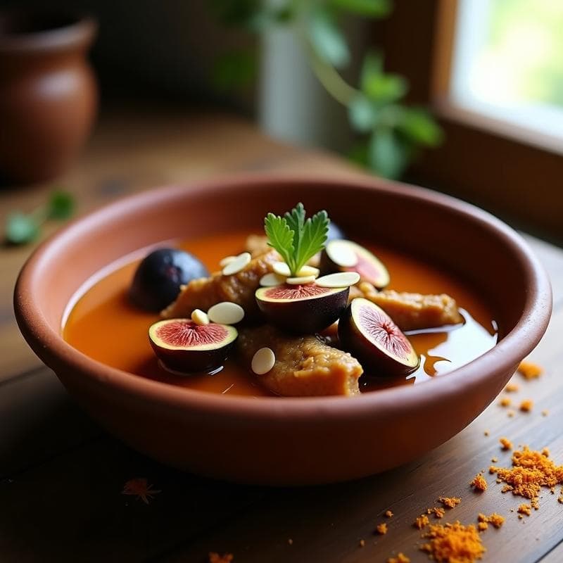 Estofado de Cordero con Higos Negros y Azafrán: Receta Persa en Thermomix