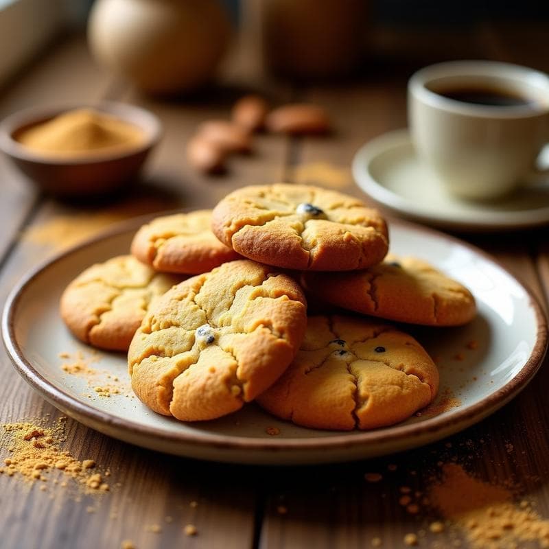 Galletas de Almendra y Polvo de Maca: Snack Energético Keto con Toque Peruano