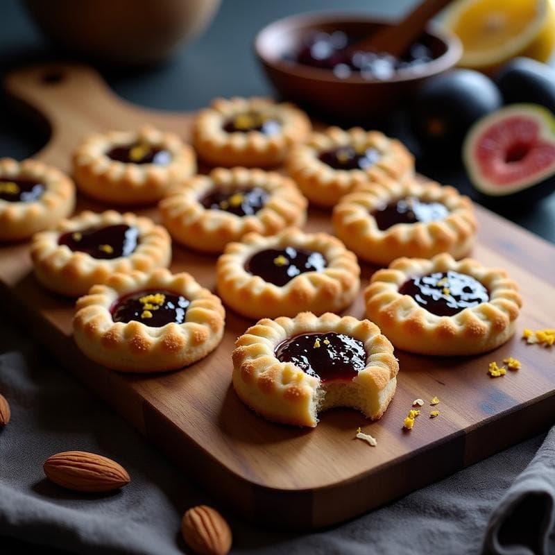 Galletas de Harina de Almendra y Mermelada de Higo Negro: Receta Keto Sin Harina Refinada