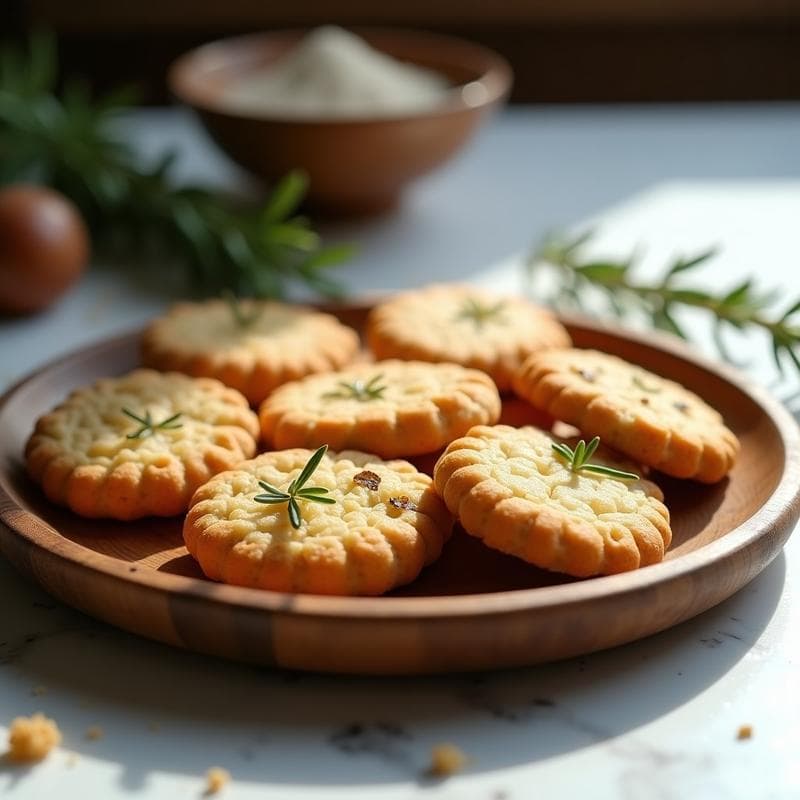Galletas de Harina de Castaña y Romero: Receta Sin Gluten y Vegana en 15 Minutos