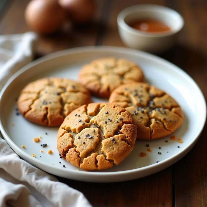 Galletas de Harina de Lentejas y Tahini: Snack Sin Gluten y Alta en Hierro en 12 Minutos
