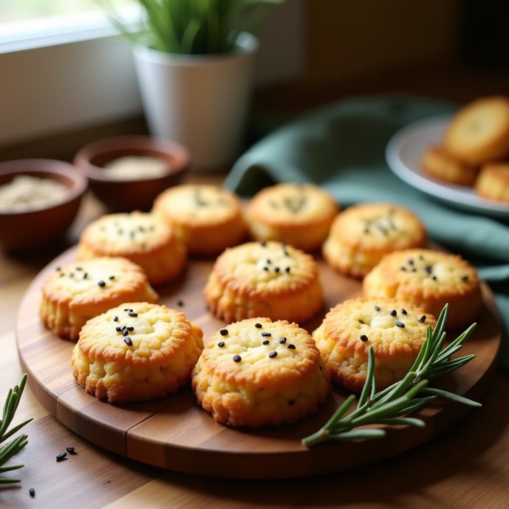 Galletas de Polvo de Huesos de Aceituna y Romero: Snack Keto y Riche en Calcio