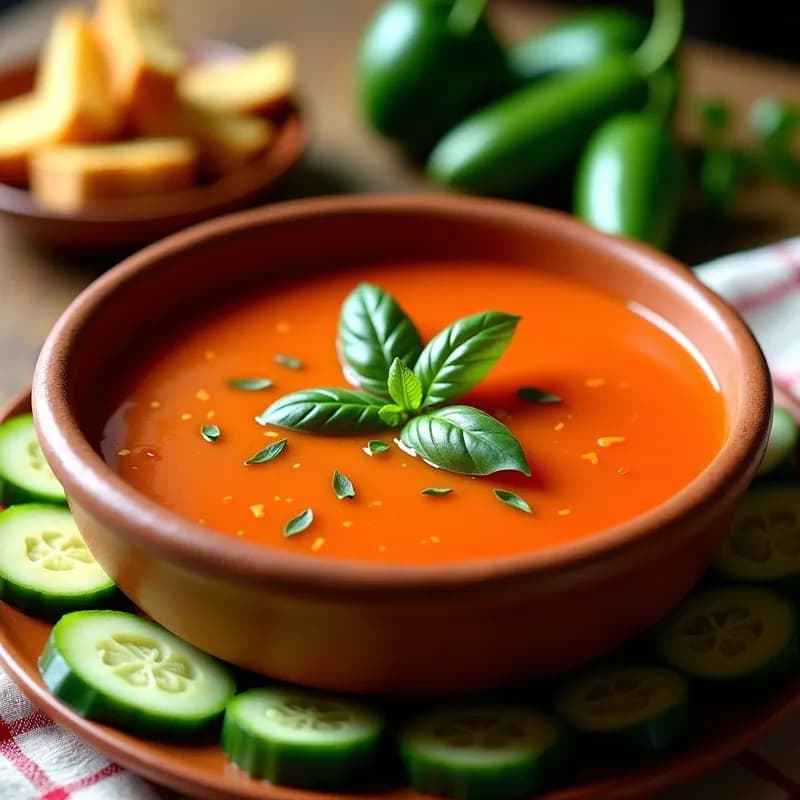 Gazpacho Andaluz Tradicional: Receta en Tupper para Llevar y sin Horno