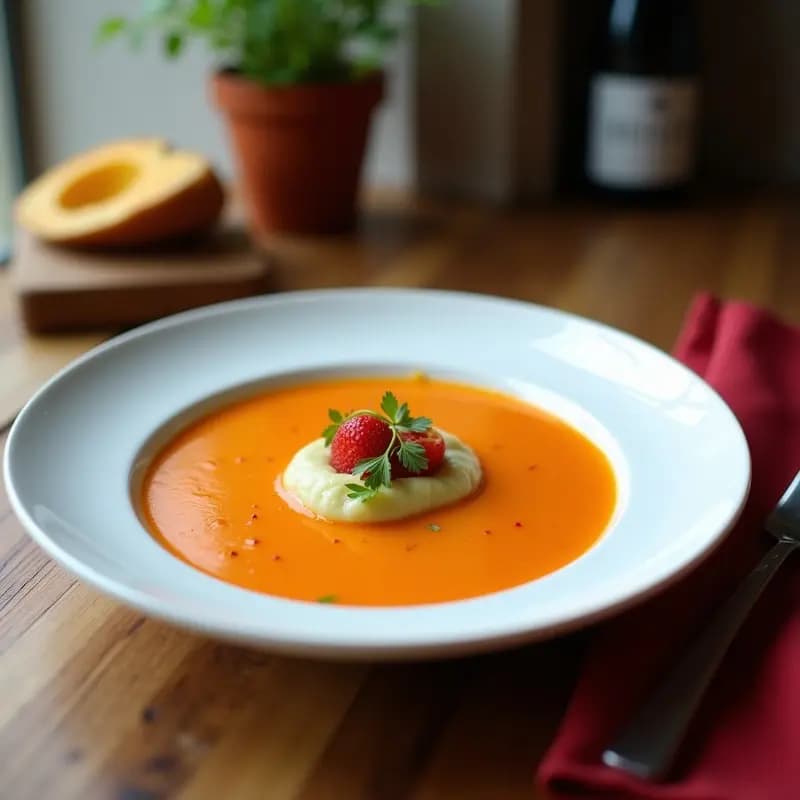 Gazpacho de Pepino y Kéfir con Semillas de Amapola: Bebida Refrescante Probiótica y Sin Lactosa