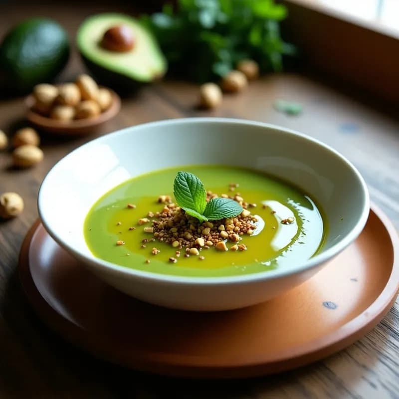 Gazpacho Verde Andaluz con Pistacho: Receta Fresca y Alta en Proteína