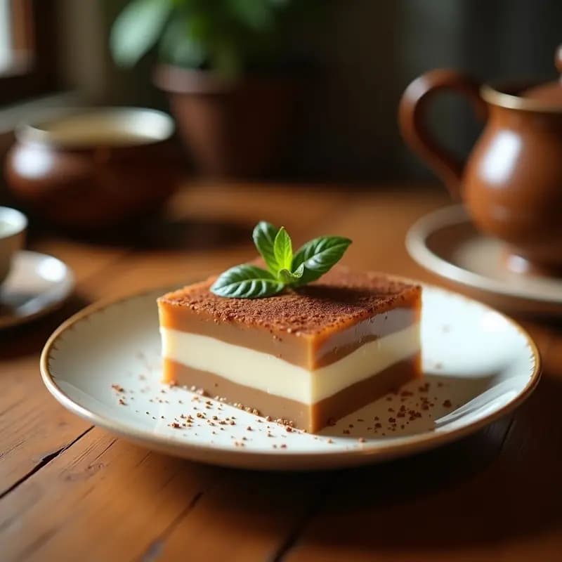 Gelatina de Café con Leche de Coco y Capas de Chía: Postre en Vaso para Amantes del Café