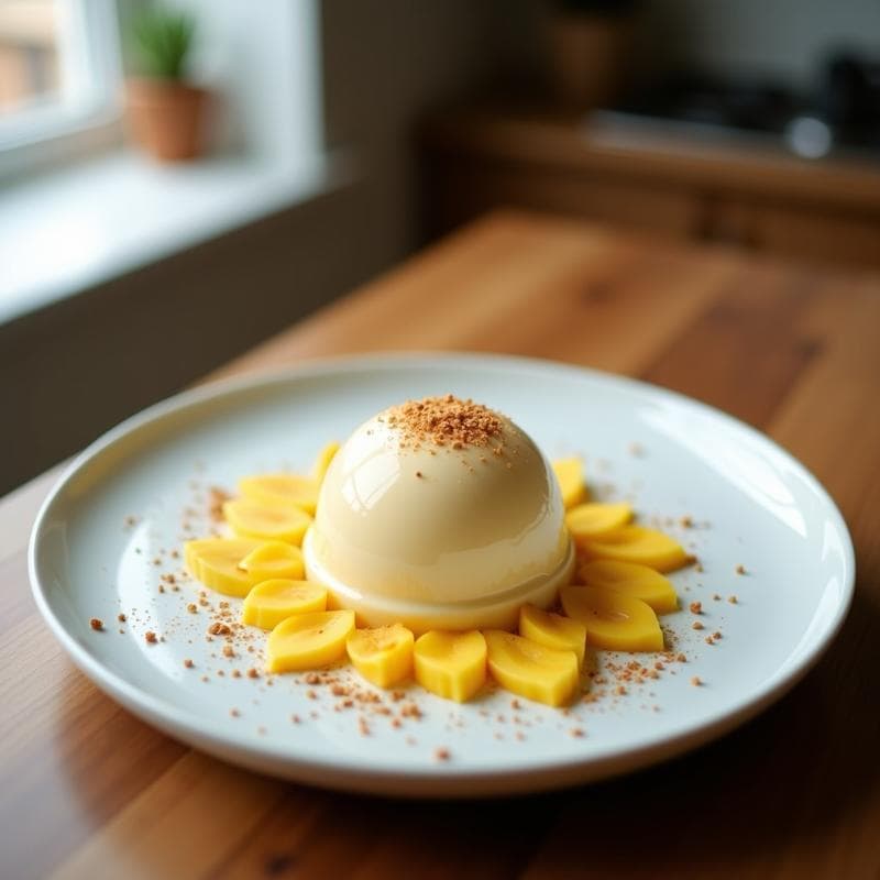 Gelato de Agua de Coco y Lúuma: Postre Hawaiano Sin Azúcar y Vegano