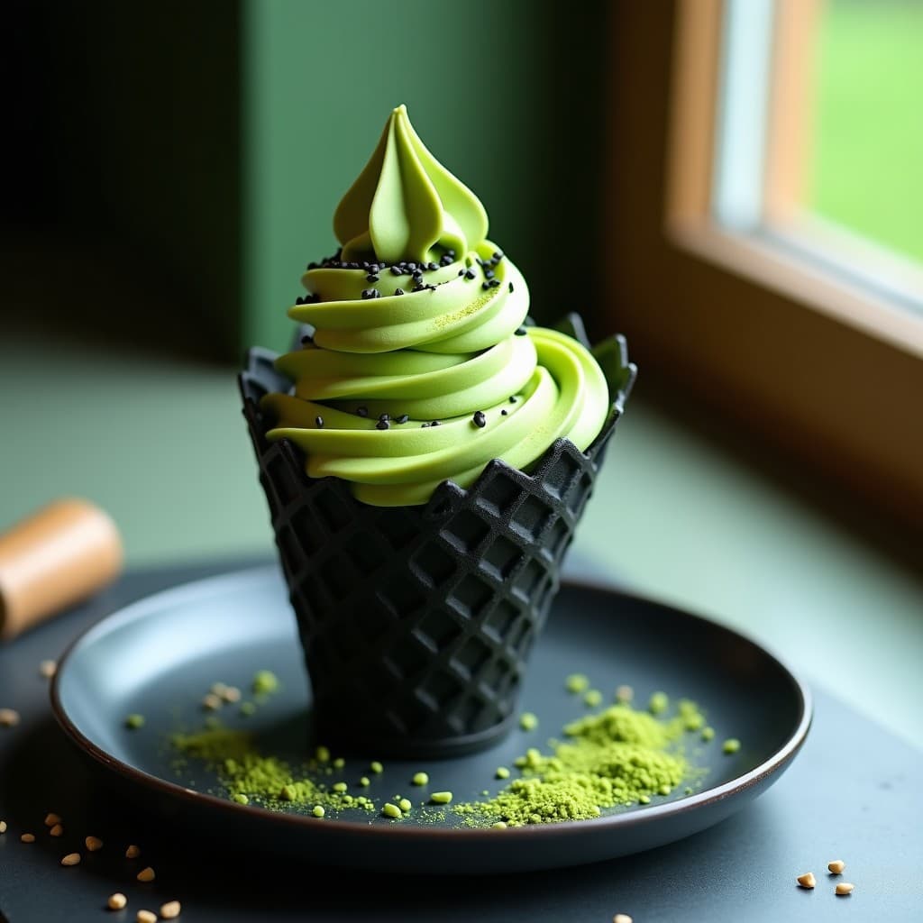 Gelato de Matcha y Wasabi: Postre Japonés Keto Sin Lácteos y Detox