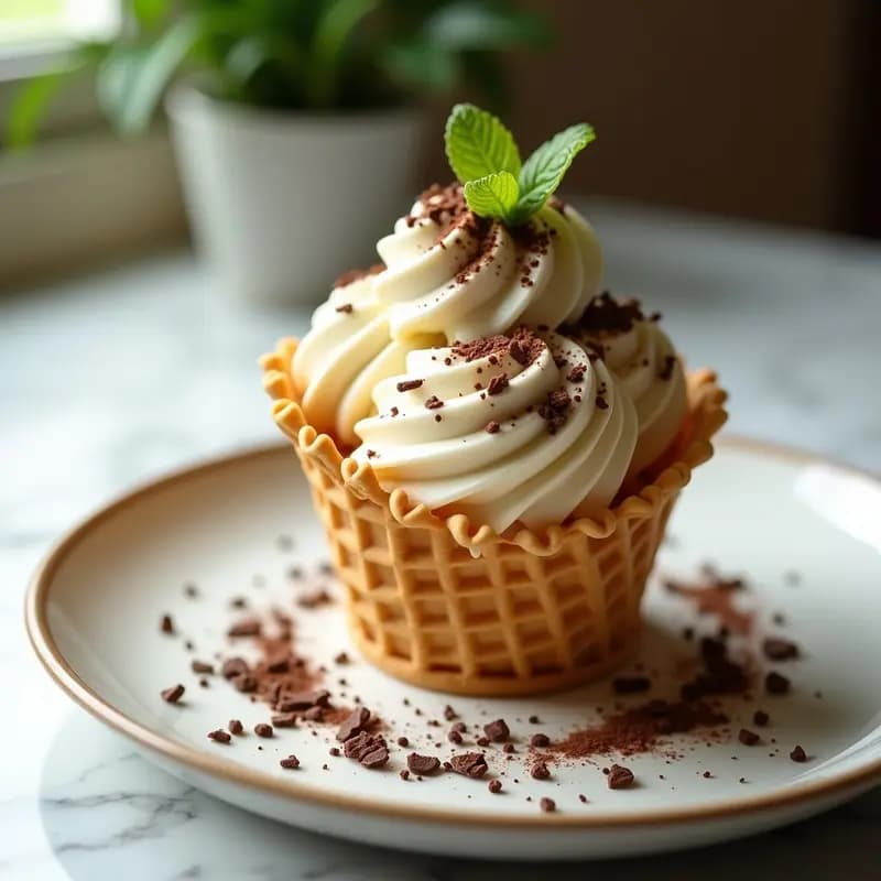 Gelato de Stracciatella sin Azúcar: Postre Italiano con Chocolate 100% y Eritritol