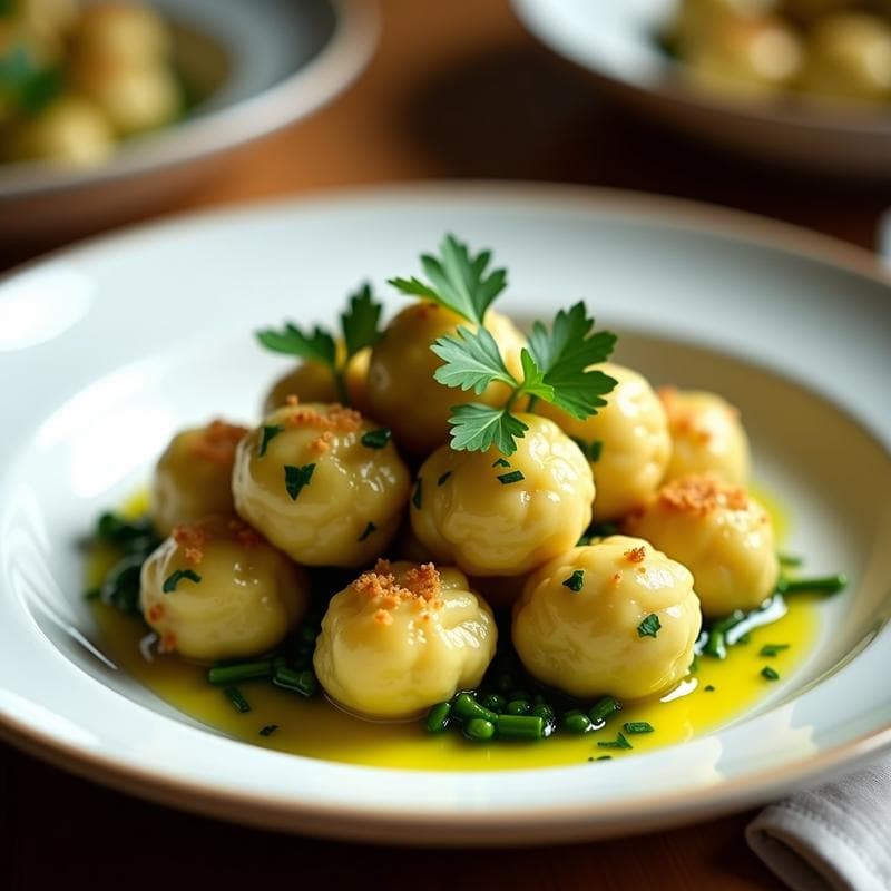 Gnocchi de Coliflor y Espirulina: Receta Vegana Sin Gluten en 25 Minutos