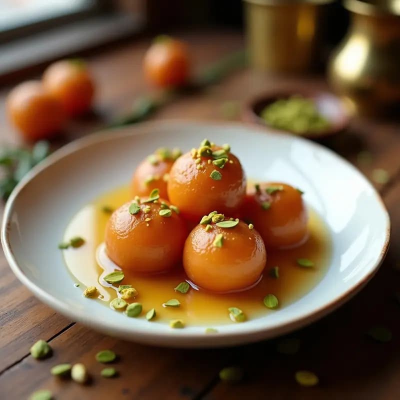 Gulab Jamun con Harina de Almendra y Cardamomo: Postres Indios Keto Sin Azúcar