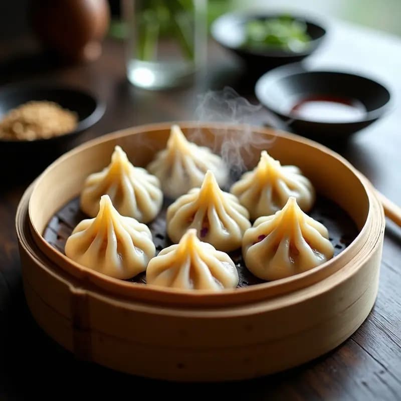 Gyoza de Champiñones y Repollo al Vapor: Entrante Japonés Vegano y Ligero