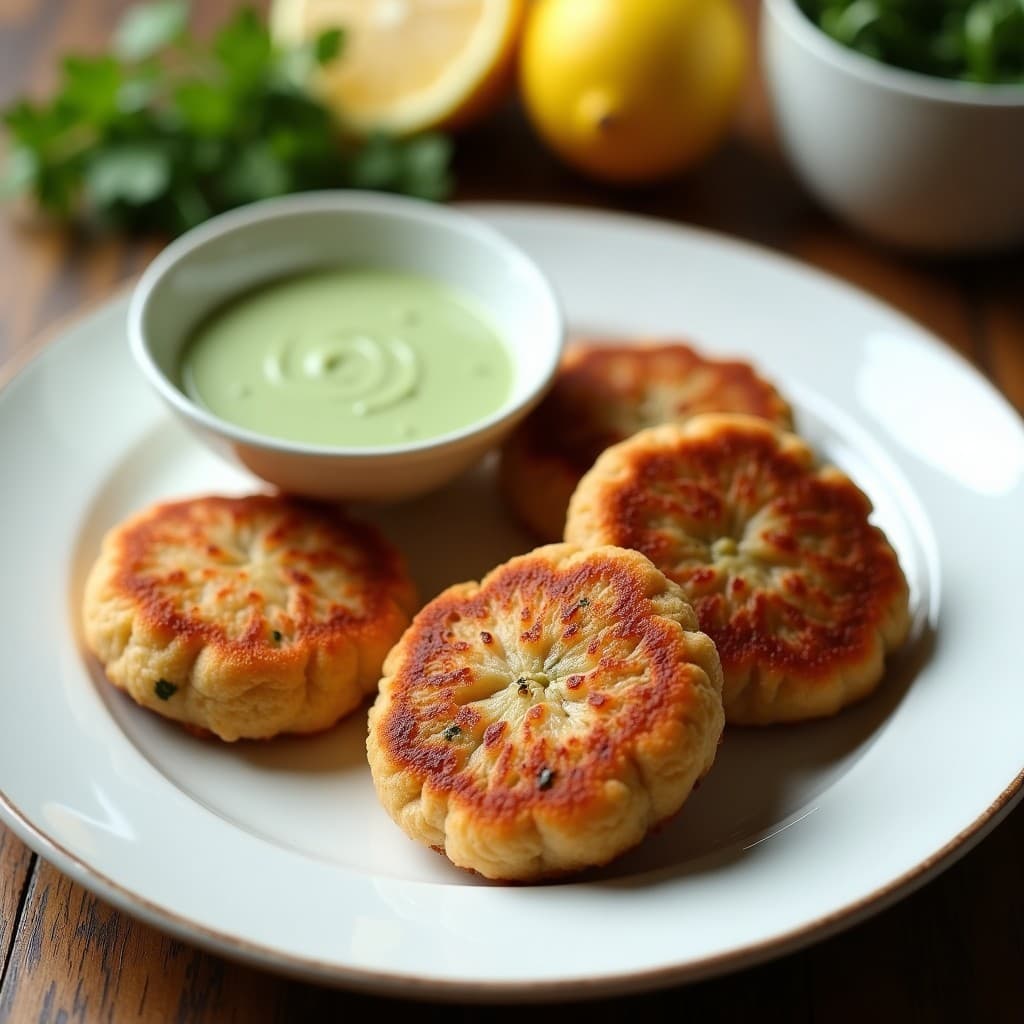 Hamburguesas de Salmonete y Algas Wakame: Receta Japonesa en Airfryer con Salsa de Wasabi