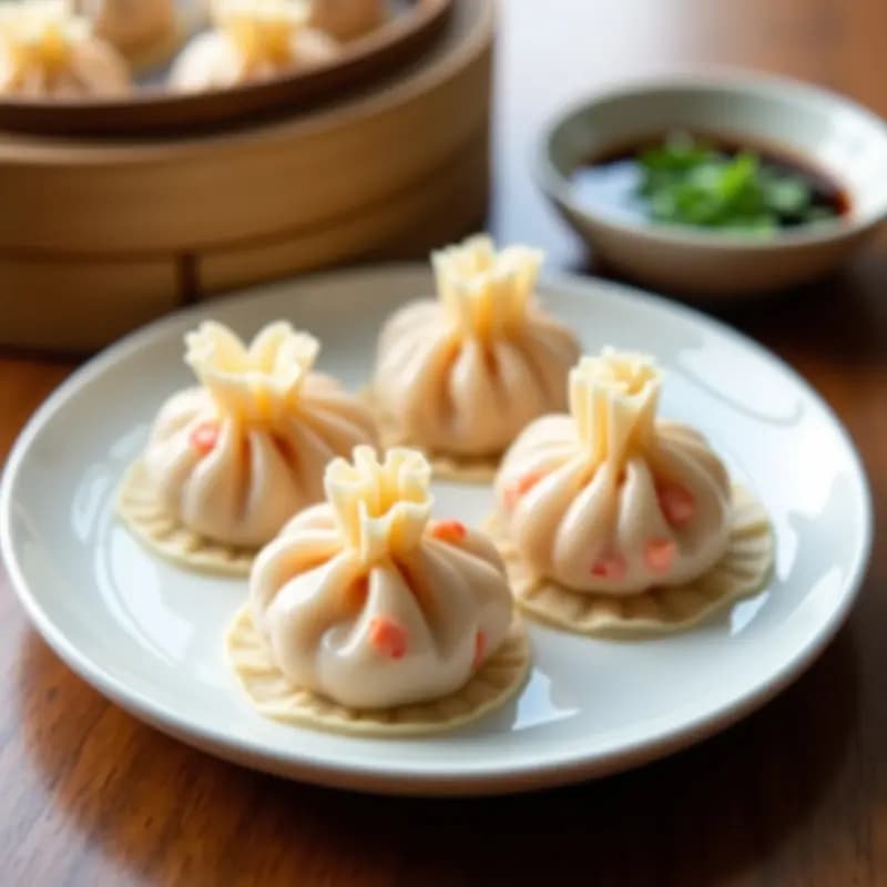 Har Gau de Camarón y Bambú: Dim Sum Chino al Vapor en 15 Minutos