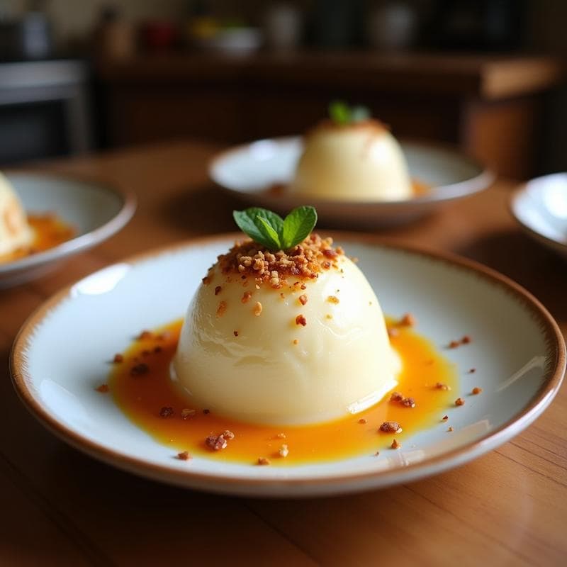 Helado de Caoba y Especias: Postre Mexicano con Leche de Coco y Semillas de Chía