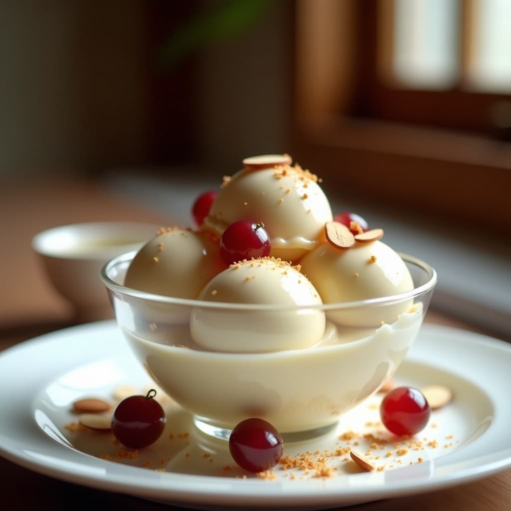 Helado de Uvas Moscatel y Queso de Cabra: Postre Español Gourmet Sin Azúcar Añadido