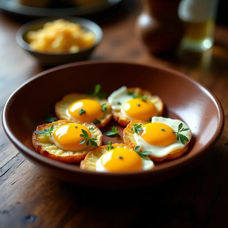 Huevos Rotos con Patatas y Foie Gras: Receta Gourmet en 25 Minutos con Toque de Chef
