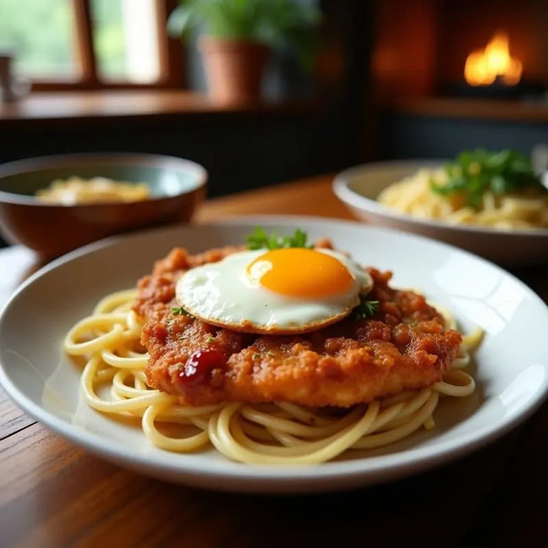Katsudon Japones de Cerdo con Huevo y Cebolla Caramelizada: Receta en Sartén